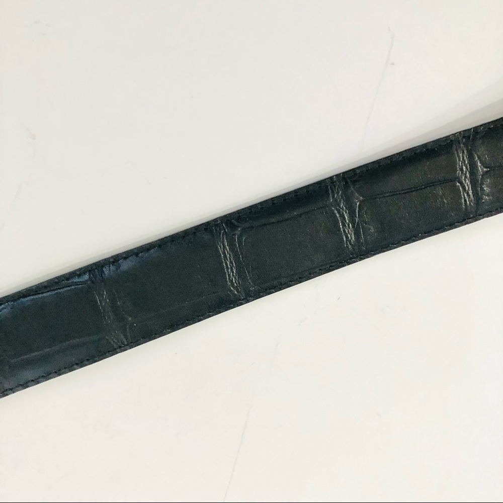 Brighton Disney Croco Embossed Leather Belt Size S. Gently Used - Picture 5 of 9